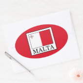 Sticker Ovale Malte (Enveloppe)