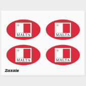 Sticker Ovale Malte (Feuille)