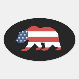 Sticker Ovale Mama America