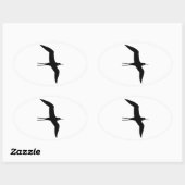 Sticker Ovale Man O' War (magnifique frégate) (Feuille)