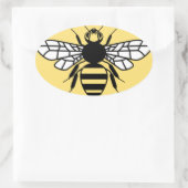 Sticker Ovale Manchester Bee (Sac)