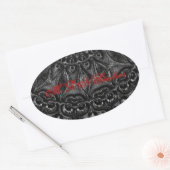 Sticker Ovale Mandala (Enveloppe)