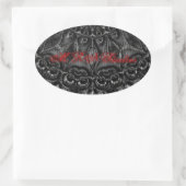 Sticker Ovale Mandala (Sac)