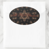 Sticker Ovale Mandala de l'âge de bronze (Sac)