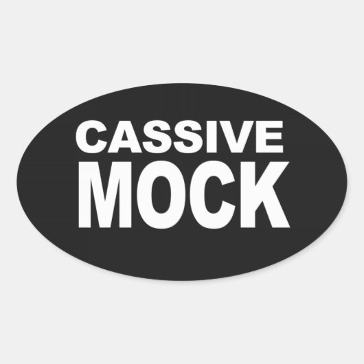 STICKER OVALE MAQUETTE CASSIVE (Devant)