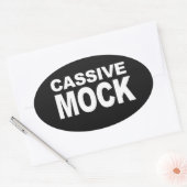 STICKER OVALE MAQUETTE CASSIVE (Enveloppe)