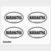 Sticker Ovale Maranantha Euro Style (Feuille)