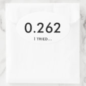 Sticker Ovale Marathon 0,262 (Sac)