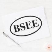 Sticker Ovale Marathon Cerveau - Style I (personnalisable) (Enveloppe)