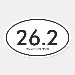 Sticker Ovale Marathon de 42,195 km