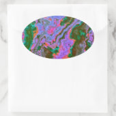 Sticker Ovale Marbre aigre (Sac)