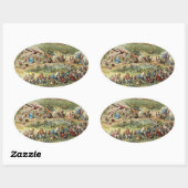 Sticker Ovale Marche triomphale de l'Elfe Roi, Fées, Goblins (Feuille)