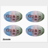 Sticker Ovale mare douce (Feuille)