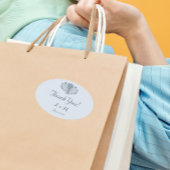 Sticker Ovale Marie Antoinette Rococo Dusty Merci bleu