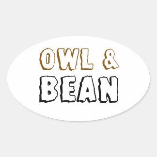 Sticker Ovale Marque de commerce personnalisable pour l'entrepri