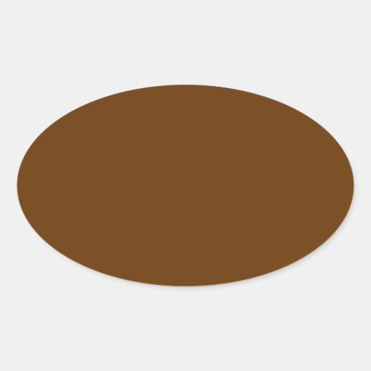 Sticker Ovale Marron 663300 (Devant)