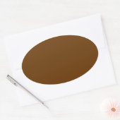 Sticker Ovale Marron 663300 (Enveloppe)