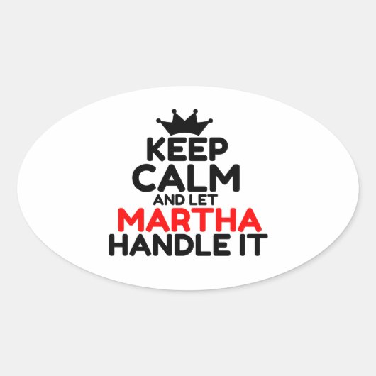 STICKER OVALE MARTHA (Devant)