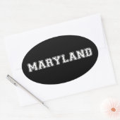 Sticker Ovale Maryland (Enveloppe)