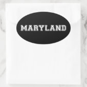 Sticker Ovale Maryland (Sac)