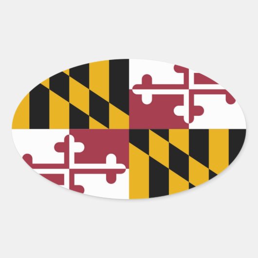Sticker Ovale Maryland (Devant)