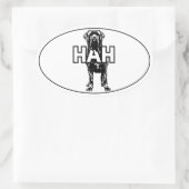 Sticker Ovale Mastiff (Sac)