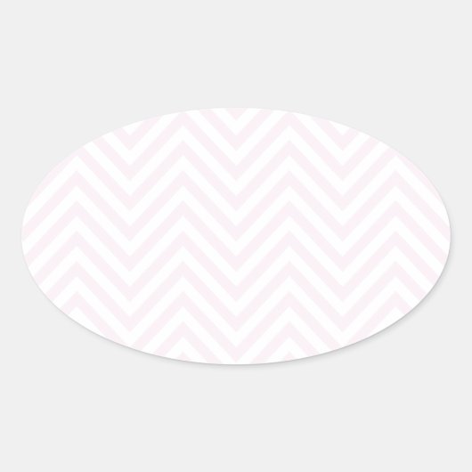 Sticker Ovale Matrice de ZigZag (Devant)