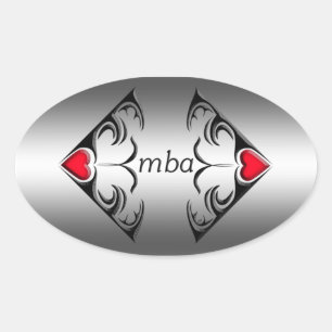 Sticker Ovale mba