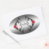 Sticker Ovale mba (Enveloppe)
