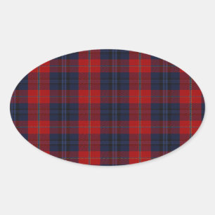 Sticker Ovale McKnight Clan Tartan