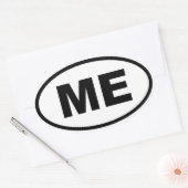 Sticker Ovale ME Maine (Enveloppe)