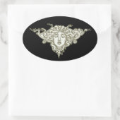 Sticker Ovale Medusa par Walter Crane (Sac)