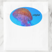 Sticker Ovale Méduse (Sac)