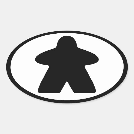 Sticker Ovale Meeple (Devant)