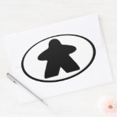 Sticker Ovale Meeple (Enveloppe)