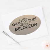 Sticker ovale Melodeon Time (Enveloppe)