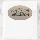 Sticker ovale Melodeon Time (Sac)
