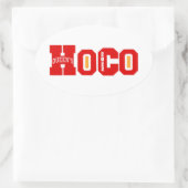 Sticker Ovale Merch Queens Hoco 2022 (Sac)