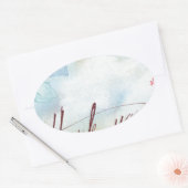 Sticker Ovale merci (Enveloppe)