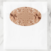 Sticker Ovale Mes couleurs de café du matin (Sac)