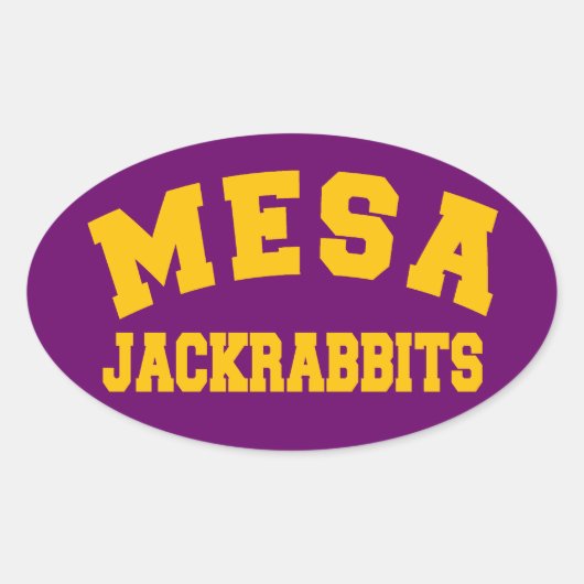 Sticker Ovale Mesa Jacklapbits (Devant)