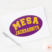 Sticker Ovale Mesa Jacklapbits (Enveloppe)