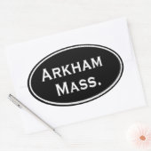 Sticker Ovale Messe d'Arkham. (Enveloppe)