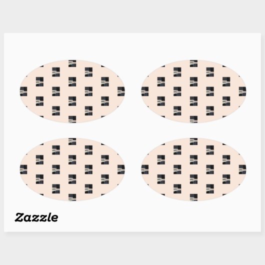 Sticker Ovale metaphor_13_intersections_1 (Feuille)