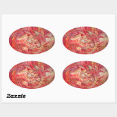 Sticker Ovale Metatron (Feuille)