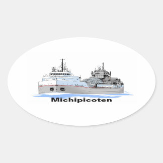 Sticker Ovale Michipicoten, cargo des Grands Lacs