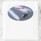 STICKER OVALE MIG-29 (Sac)