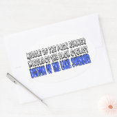 Sticker Ovale Milieu du pack (Enveloppe)