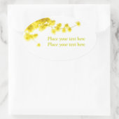 Sticker Ovale Mimosa (Sac)