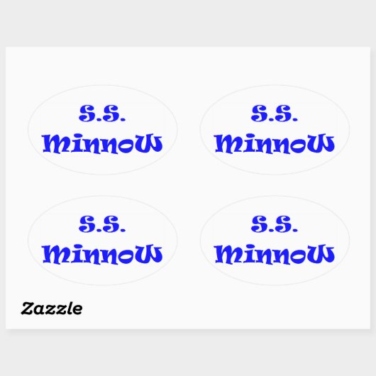 Sticker Ovale mineur (Feuille)